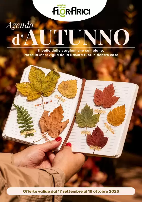 Volantino Florarici a Novi Ligure | Catalogo autunno Florarici web | 2026-09-17T00:00:00.000Z - 2026-10-18T00:00:00.000Z