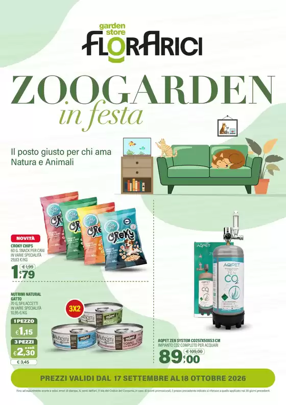 Volantino Florarici a Novi Ligure | 05 Zoogarden Florarici 26 | 2026-09-17T00:00:00.000Z - 2026-10-28T00:00:00.000Z