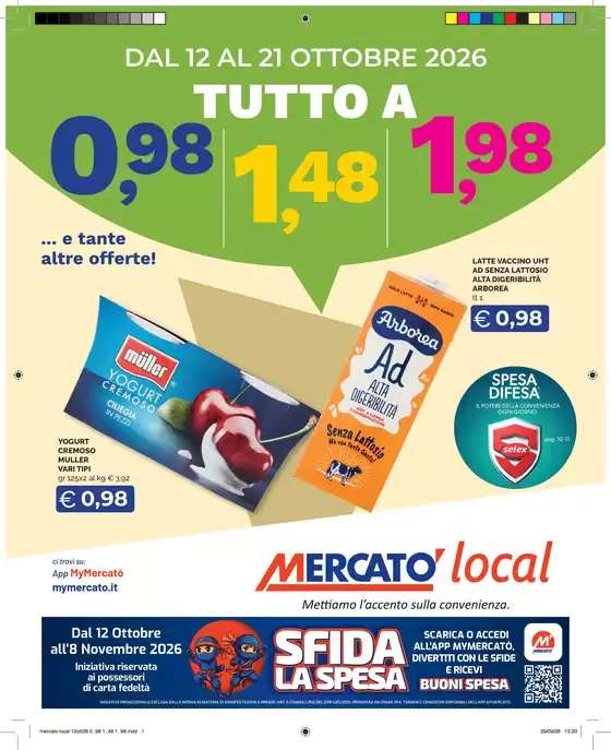 Volantino Mercatò Local a Bra | Prezzi folli | 2026-10-12T00:00:00.000Z - 2026-10-21T00:00:00.000Z
