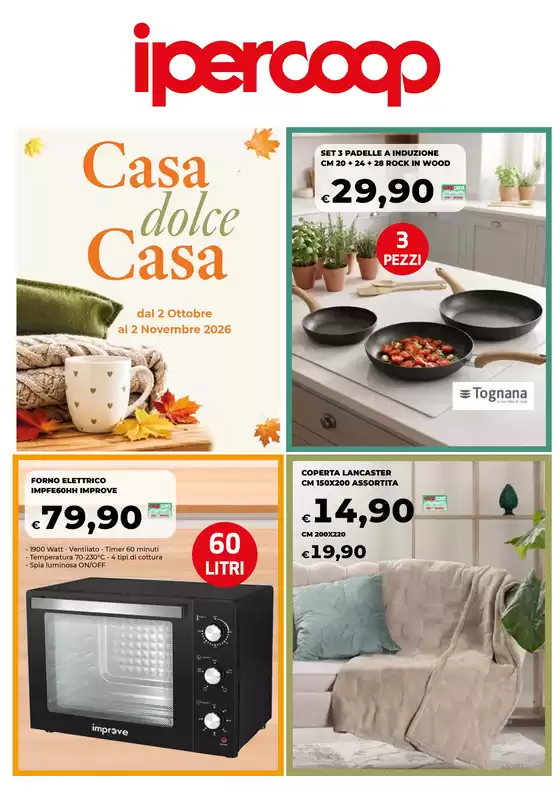Volantino Ipercoop | Catalogo Casa Dolce Casa | 2026-10-02T00:00:00.000Z - 2026-11-02T00:00:00.000Z