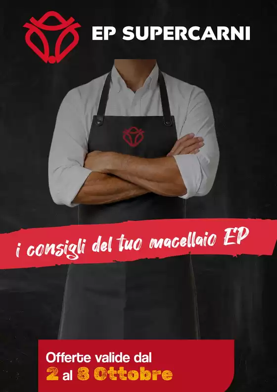 Volantino EP Supercarni | Offerte valide dal 2 al 8 Ottobre | 2026-10-02T00:00:00.000Z - 2026-10-08T00:00:00.000Z