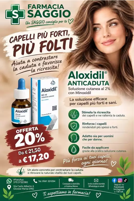 Volantino Farmacia Saggio | Offerte 20% | 2026-10-02T00:00:00.000Z - 2026-10-11T00:00:00.000Z