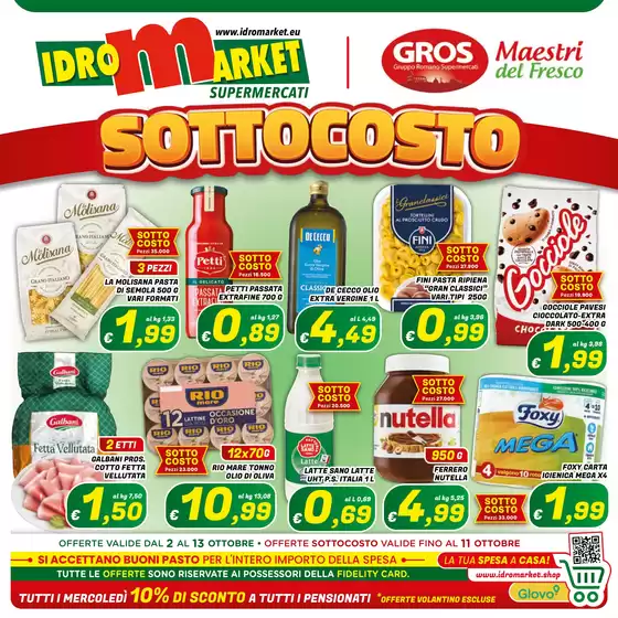 Volantino Idromarket | Sottocosto | 2026-10-02T00:00:00.000Z - 2026-10-13T00:00:00.000Z
