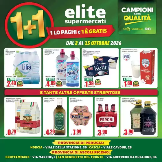 Volantino Elite | 1+1 | 2026-10-02T00:00:00.000Z - 2026-10-15T00:00:00.000Z