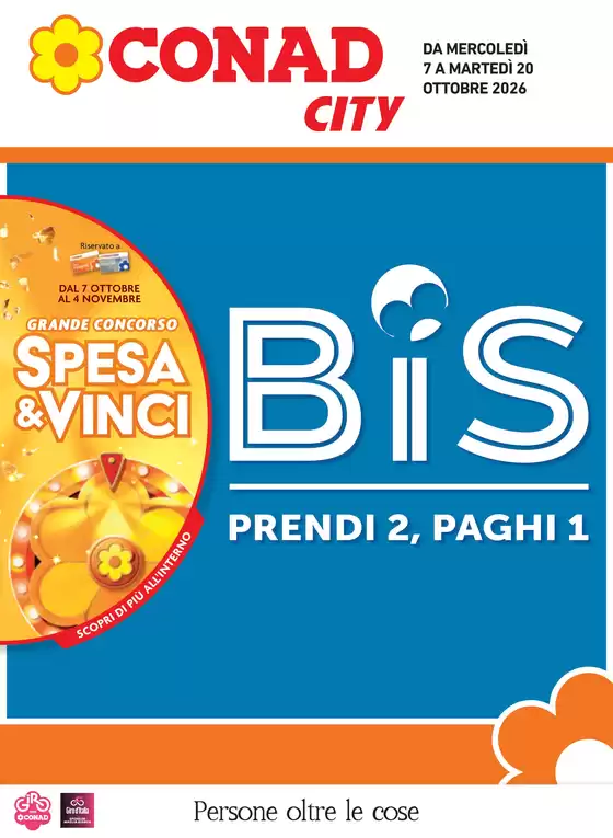 Volantino Conad City a Calcio | BIS - CITY LOMBARDIA | 2026-10-07T00:00:00.000Z - 2026-10-20T00:00:00.000Z