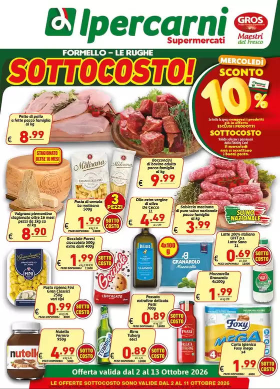 Volantino Ipercarni a Mammola | Sottocosto | 2026-10-02T00:00:00.000Z - 2026-10-13T00:00:00.000Z