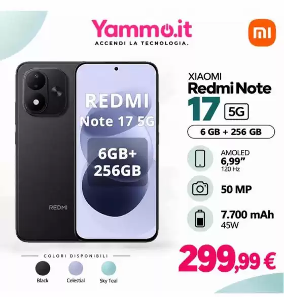 Volantino Yammo a Bari | Ampia selezione di offerte | 2026-10-02T00:00:00.000Z - 2026-10-11T00:00:00.000Z