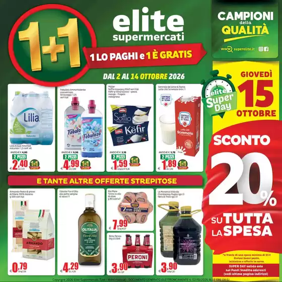 Volantino Elite a Mammola | 1+1 | 2026-10-02T00:00:00.000Z - 2026-10-15T00:00:00.000Z