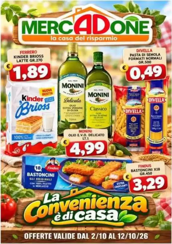 Volantino MercADone | La convenienza e di casa | 2026-10-02T00:00:00.000Z - 2026-10-12T00:00:00.000Z