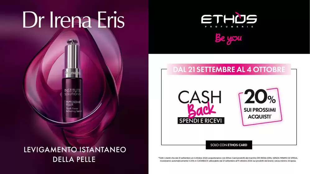 Volantino Ethos | DAL 21 SETTEMBRE AL 4 OTTOBRE 2026 | 2026-09-21T00:00:00.000Z - 2026-10-04T00:00:00.000Z