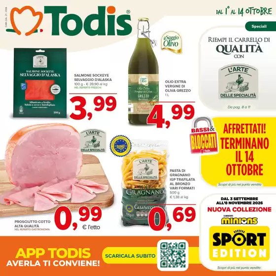 Volantino Todis a Frattaminore | Riempi il carrello di qualita | 2026-09-03T00:00:00.000Z - 2026-11-08T00:00:00.000Z