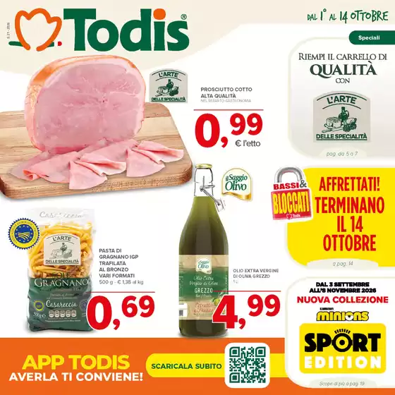 Volantino Todis a Gela | Riempi il carrello di qualita | 2026-10-02T00:00:00.000Z - 2026-10-14T00:00:00.000Z