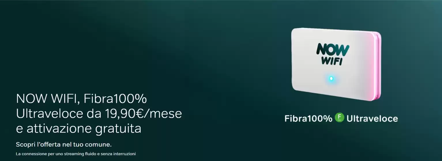 Volantino Now TV a Force | NOW WIFI powered by Sky | 2026-10-02T00:00:00.000Z - 2026-11-15T00:00:00.000Z