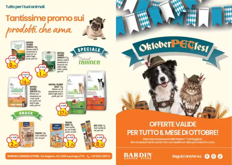 Volantino Bardin Garden Store | Oktoberpetfest | 2026-10-02T00:00:00.000Z - 2026-10-31T00:00:00.000Z