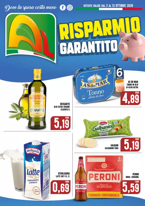 Volantino Al Discount | RISPARMIO GARANTITO | 2026-10-02T00:00:00.000Z - 2026-10-12T00:00:00.000Z