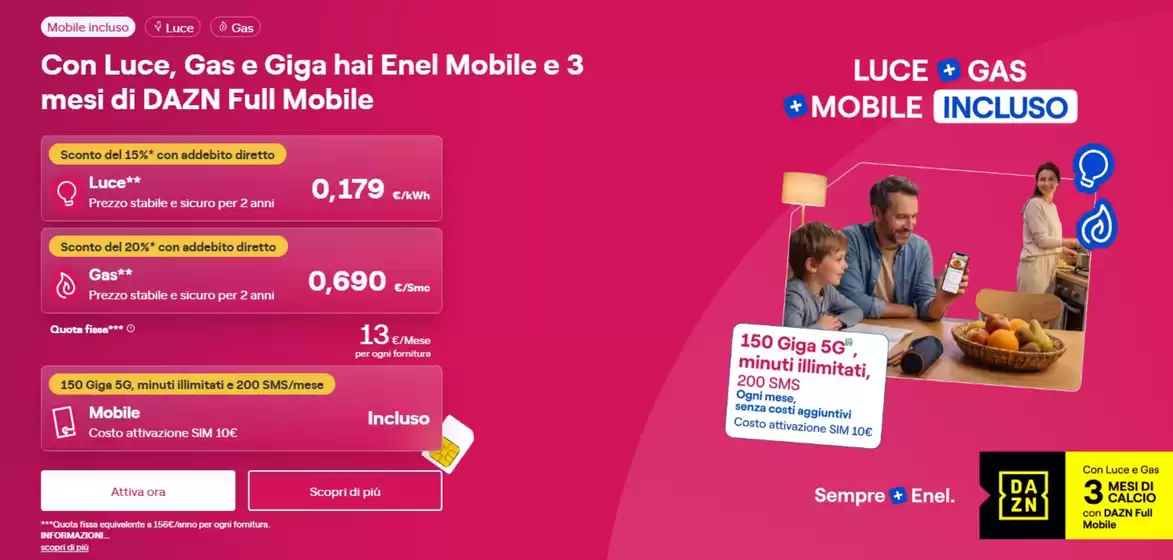 Volantino Spazio Enel a Francavilla Fontana | Con Luce, Gas e Giga | 2026-10-02T00:00:00.000Z - 2026-10-22T00:00:00.000Z
