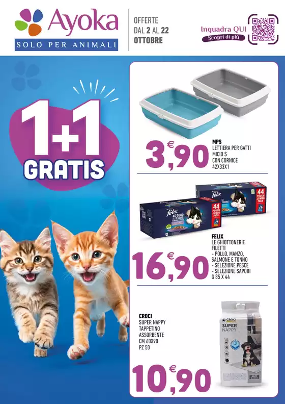 Volantino Ayoka | 1+1 Gratis | 2026-10-02T00:00:00.000Z - 2026-10-22T00:00:00.000Z