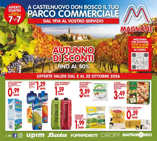 Volantino Magnone a Napoli | Autunno di sconti | 2026-10-02T00:00:00.000Z - 2026-10-22T00:00:00.000Z