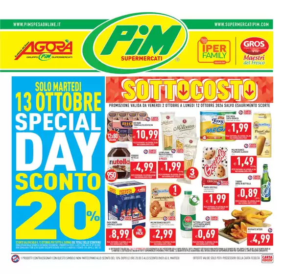 Volantino Agorà a Pozzuoli | Sottocosto | 2026-10-02T00:00:00.000Z - 2026-10-12T00:00:00.000Z