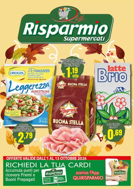 Volantino Mio Mercato | Offerte dal 1 al 13 Ottobre | 2026-10-02T00:00:00.000Z - 2026-10-13T00:00:00.000Z