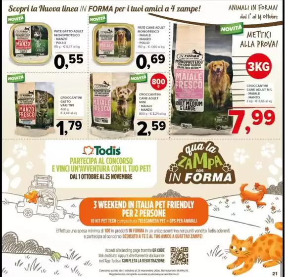 Volantino Orizzonte Supermercati a Sessa Aurunca | Animali in forman dal 1 al 14 ottobre | 2026-10-01T00:00:00.000Z - 2026-11-25T00:00:00.000Z