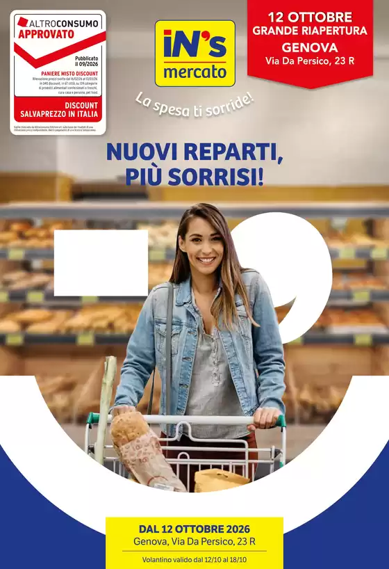 Volantino IN'S | Nuovi reparti, piu sorrisi! | 2026-10-12T00:00:00.000Z - 2026-10-18T00:00:00.000Z