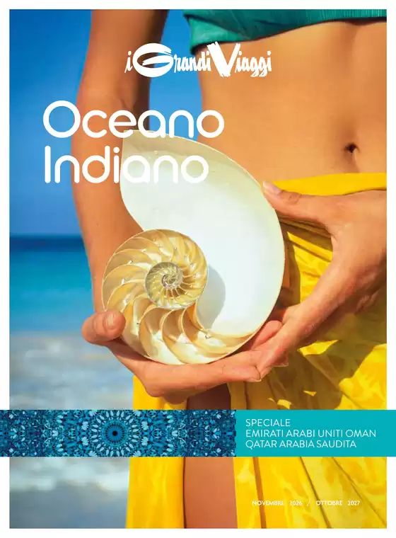 Volantino I Grandi Viaggi a Castelleone | Oceano Indiano | 2026-11-01T00:00:00.000Z - 2027-10-31T00:00:00.000Z
