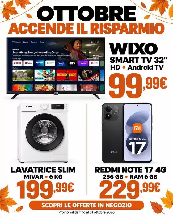 Volantino Yammo | Ottobre accende il risparmio | 2026-10-04T00:00:00.000Z - 2026-10-31T00:00:00.000Z