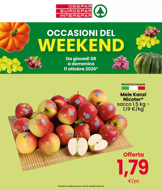 Volantino Despar a Zocca | Occasioni del weekend | 2026-10-08T00:00:00.000Z - 2026-10-11T00:00:00.000Z