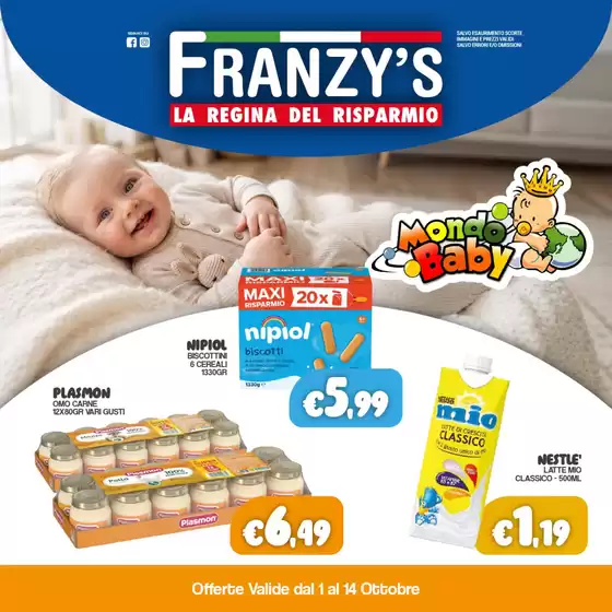 Volantino Franzy's a Argenta | La regina del risparmio | 2026-10-05T00:00:00.000Z - 2026-10-14T00:00:00.000Z