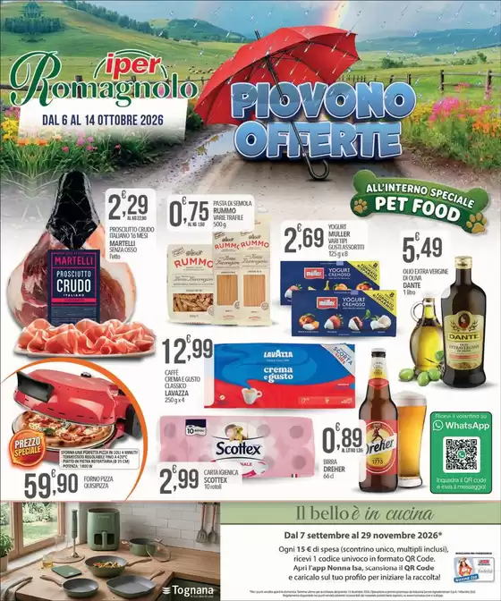 Volantino Iper Romagnolo | Piovono Offerte | 2026-10-06T00:00:00.000Z - 2026-10-14T00:00:00.000Z