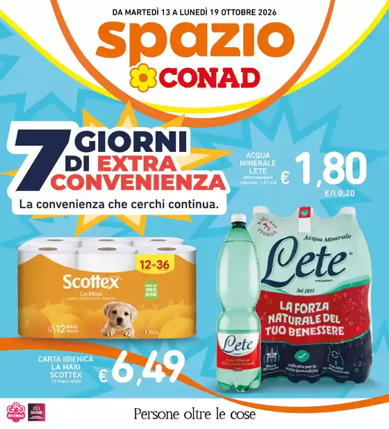 Volantino Spazio Conad a Capodrise | 7 giorni di extra convenienza | 2026-10-13T00:00:00.000Z - 2026-10-19T00:00:00.000Z