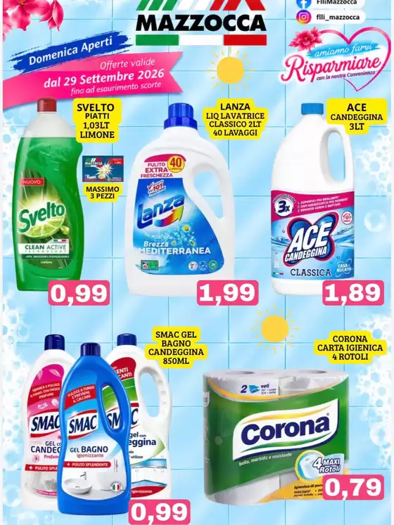 Volantino Mazzocca | Offerte valide dal 29 settembre | 2026-10-05T00:00:00.000Z - 2026-10-31T00:00:00.000Z
