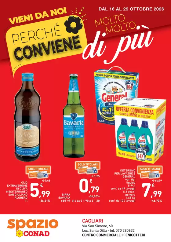 Volantino Spazio Conad a Serramanna | CONVIENE MOLTO MOLTO DI PIÙ SPAZIO SARDEGNA | 2026-10-16T00:00:00.000Z - 2026-10-29T00:00:00.000Z