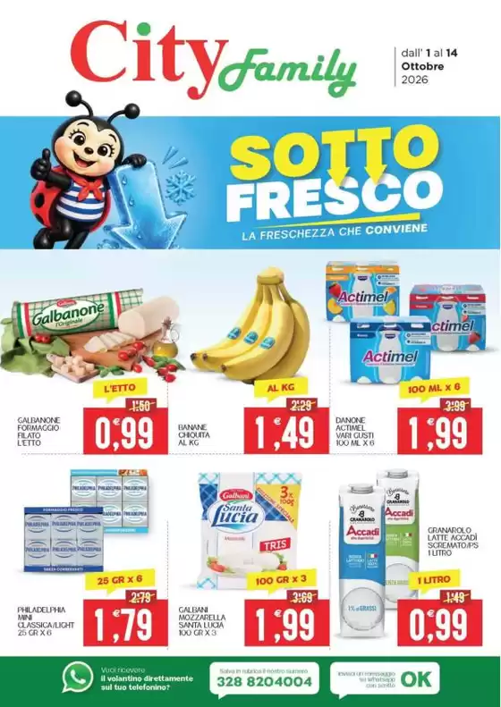Volantino City Family a Parma | Sottofresco | 2026-10-01T00:00:00.000Z - 2026-10-14T00:00:00.000Z
