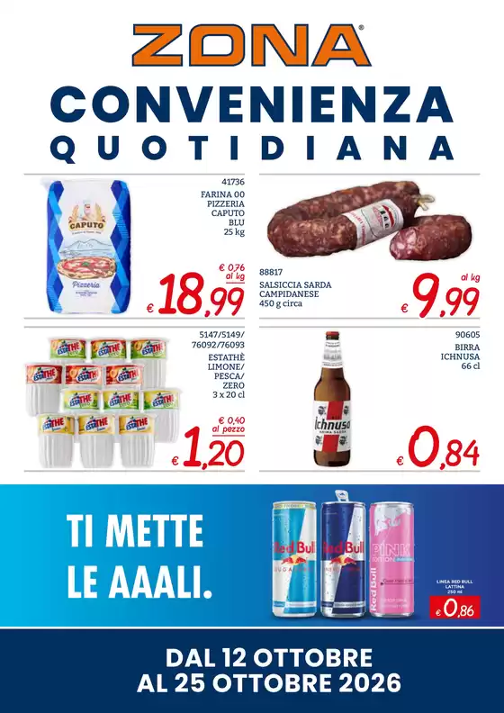 Volantino ZONA | Convenienza quotidiana | 2026-10-12T00:00:00.000Z - 2026-10-25T00:00:00.000Z