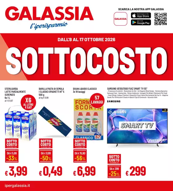 Volantino Galassia | Sottocosto | 2026-10-08T00:00:00.000Z - 2026-10-17T00:00:00.000Z