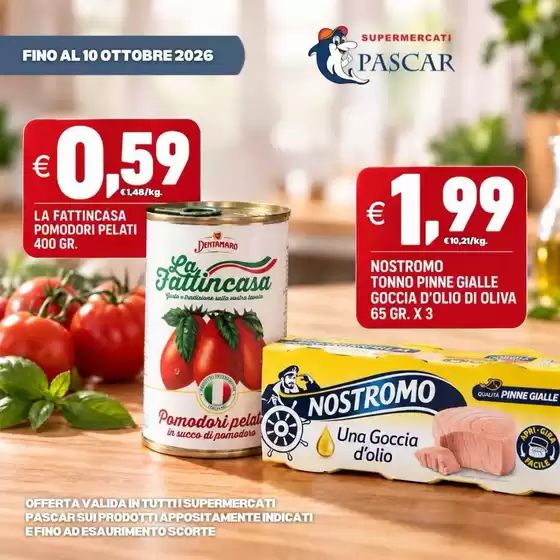 Volantino Pascar | Fino al 10 ottobre 2026 | 2026-10-06T00:00:00.000Z - 2026-10-10T00:00:00.000Z