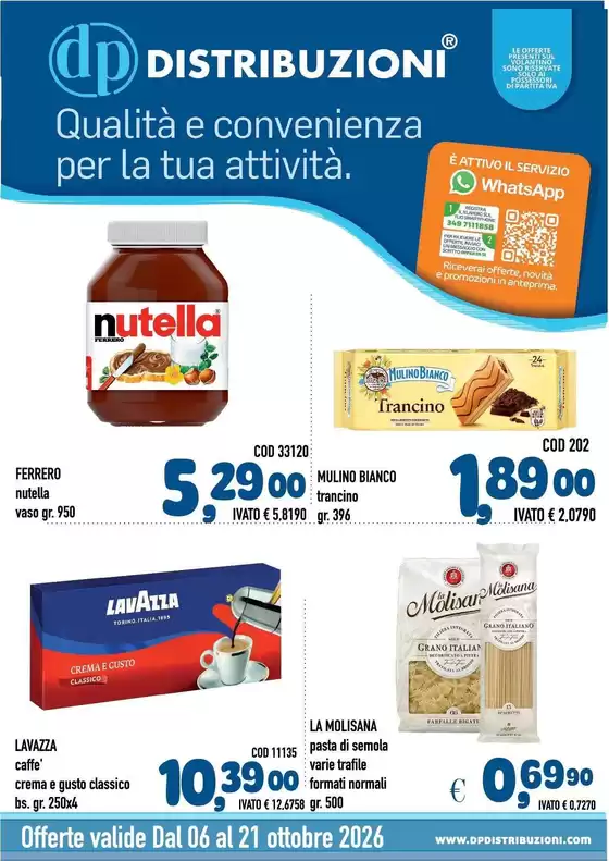 Volantino Del Prete Alimentari | Offerte valide dal 06 al 21 ottobre 2026 | 2026-10-06T00:00:00.000Z - 2026-10-21T00:00:00.000Z