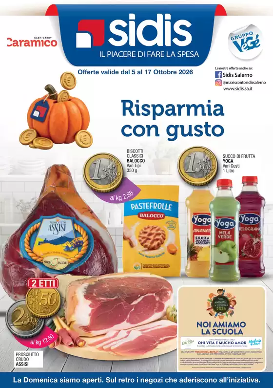 Volantino Sidis a Vellezzo Bellini | Risparmia con gusto | 2026-10-05T00:00:00.000Z - 2026-10-17T00:00:00.000Z
