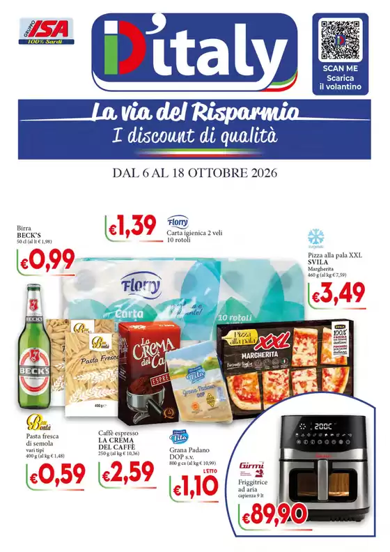 Volantino D'Italy | La via del risparmio | 2026-10-06T00:00:00.000Z - 2026-10-18T00:00:00.000Z