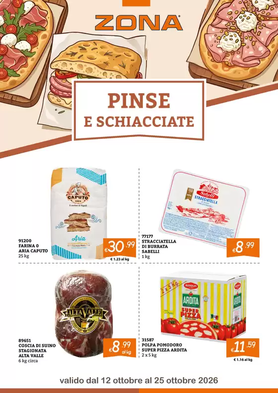 Volantino ZONA | Pinse e schiacciate | 2026-10-12T00:00:00.000Z - 2026-10-25T00:00:00.000Z