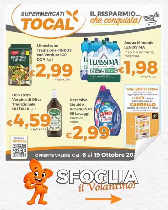 Volantino Tocal | Il risparmio... che conquista! | 2026-10-06T00:00:00.000Z - 2026-10-19T00:00:00.000Z