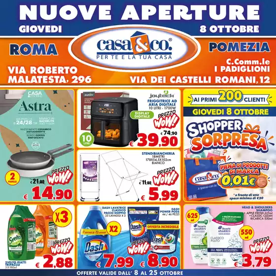 Volantino Casa & Co a Aprilia | Nuove apertura | 2026-10-08T00:00:00.000Z - 2026-10-25T00:00:00.000Z