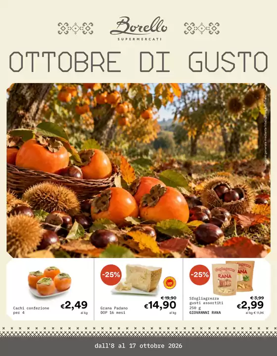 Volantino Borello a Lanzo Torinese | Ottobre Di Giusto | 2026-10-08T00:00:00.000Z - 2026-10-17T00:00:00.000Z