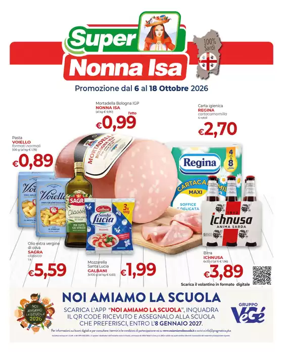 Volantino Nonna Isa | Promozione dal 6 al 18 Ottobre 2026 | 2026-10-06T00:00:00.000Z - 2026-10-18T00:00:00.000Z