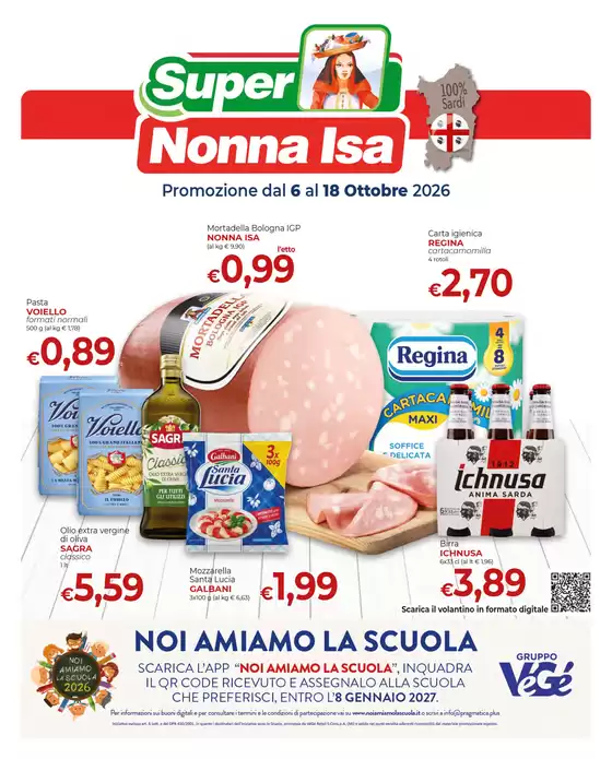 Volantino Nonna Isa a Silanus | Promozione dal 6 al 18 Ottobre 2026 | 2026-10-06T00:00:00.000Z - 2026-10-18T00:00:00.000Z