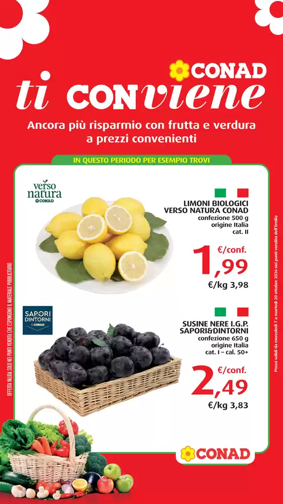 Volantino Conad Superstore a Guidonia Montecelio | CONAD TI CONVIENE ORTOFRUTTA | 2026-10-07T00:00:00.000Z - 2026-10-20T00:00:00.000Z