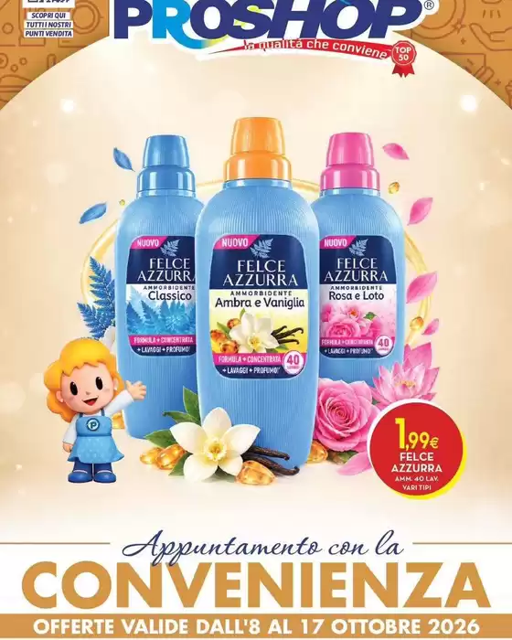 Volantino Proshop a Oriolo | Appuntamento con la convenienza | 2026-10-08T00:00:00.000Z - 2026-10-17T00:00:00.000Z