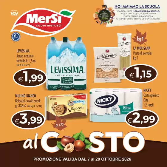 Volantino Mersì a Pietravairano | Al costo | 2026-10-07T00:00:00.000Z - 2026-10-20T00:00:00.000Z